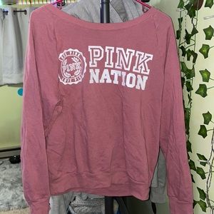 Pink nation long sleeve